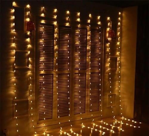 ستارة مقاس10×3 متر ستارة حبل زينة