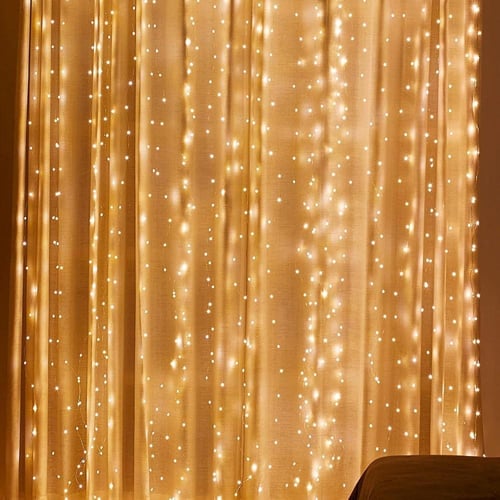 ستارة مقاس10×2 متر ستارة حبل زينة 480لمبة