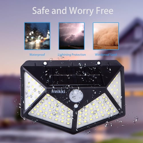 إضاءة جدارية طاقة شمسية 60 وات تدوم من 8 ال 14 ساع...