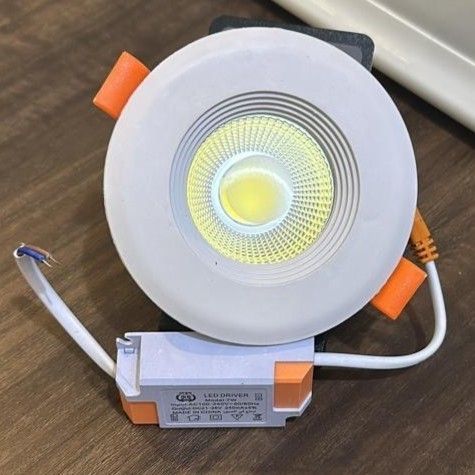 سبوت لايت كشاف كوب 7 وات 7سم ضمان 2 سنوات