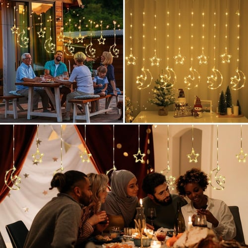 غوودرن زينة رمضان بطول 3 متر 20 مصباح LED على شكل...