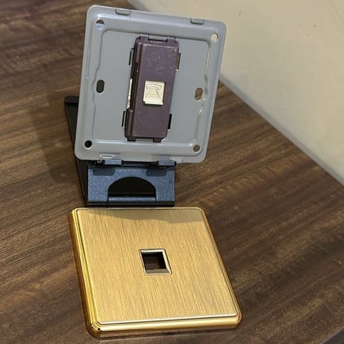 فيش تلفون مفرد MR ذهبي ضمان 25سنة