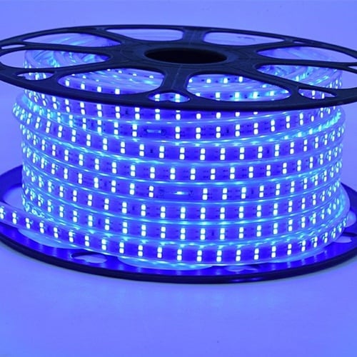 شريط ليد 50 متر 2 خط لون ابيض 7 واط ضمان 2 سنوات