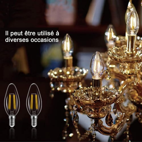 لمبة بلح 4 واط على شكل شمعه ضمان 2 سنوات