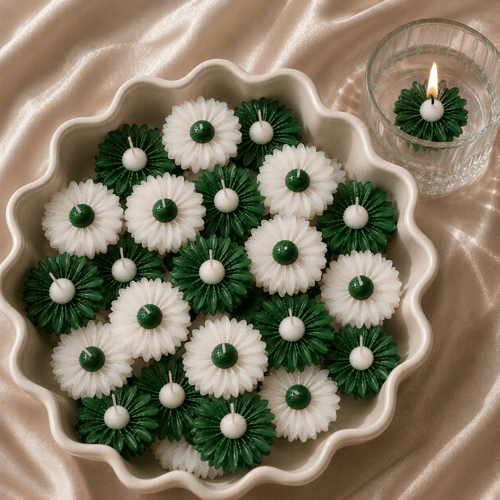 شمعة زهرة الاقحوان