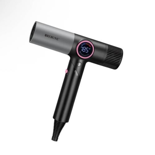 مجفف شعر أيوني احترافي REBUNE بمحرك BLDC فائق السر...