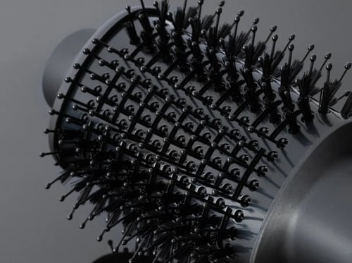 مصفف شعر فرشاة 2 في 1 من ريبون 1200 واط فرشتين قاب...