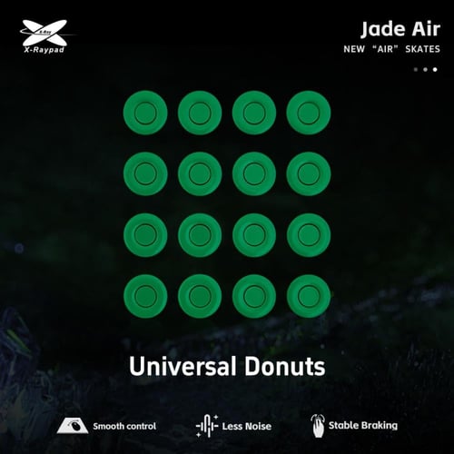 Jade Air Mouse Skates – Universal Donuts (green do...