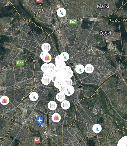 خريطة وارسو