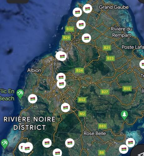 خريطة موريشوس