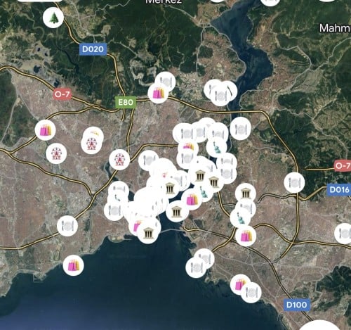 خريطة إسطنبول