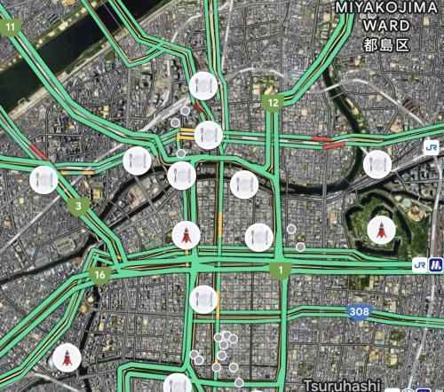 خريطة اوساكا