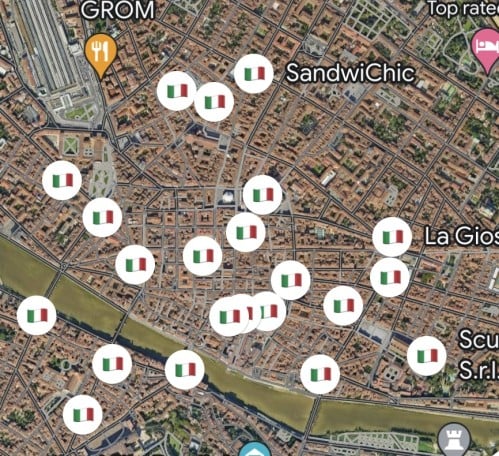 خريطة فلورنسا