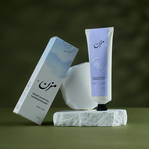 زبدة الجسم بالباودر