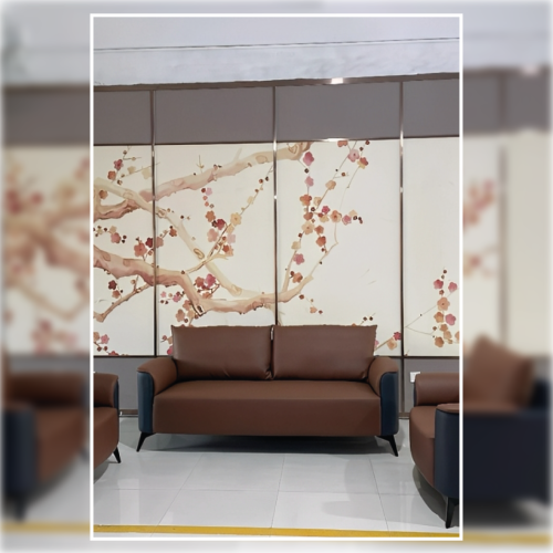 كنب جلد ممتاز فاخر 5 شخص