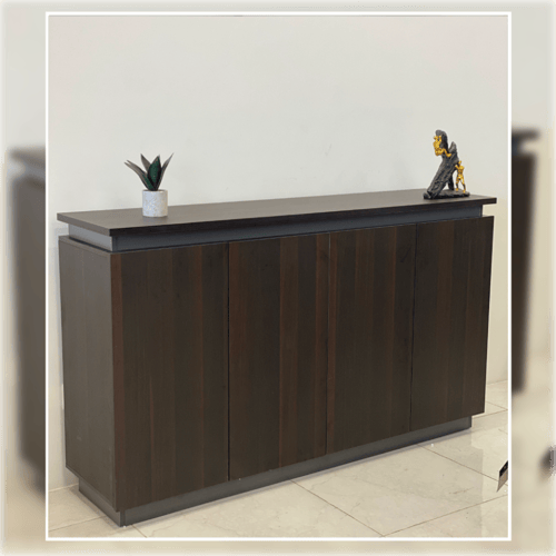 طقم مكتب مدراء مودرن قهوي 200 سم