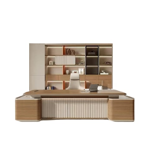 طقم اثاث مكتبي مع اضاءة داخلية 240 سم