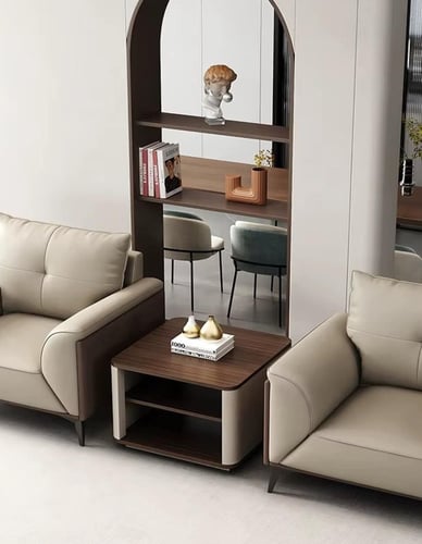 طاولة ضيافة "رؤيا كلاس" المودرن - تصميم مكعب بطبقت...