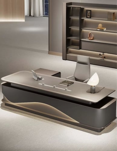 طاولة مكتب "إنجاز الإمبراطوري" التنفيذي - تصميم VI...