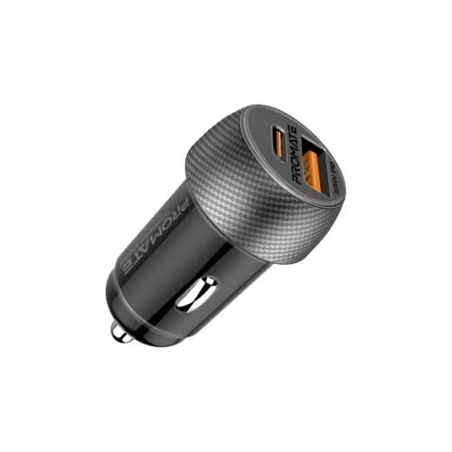 Promate car charger with iPhone cable 32W