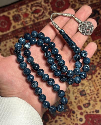 بكلايت طربزونة فضة لون رخامي فاتح