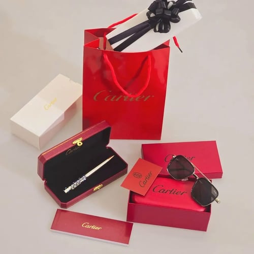 Cartier glasses package with Cartier pen ✨