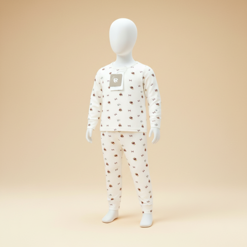 بيجامة بناتي قطنية قطعتين