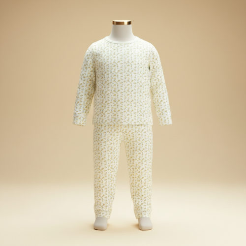 بيجامة بناتي قطعتين قطنية ناعمة ومريحة