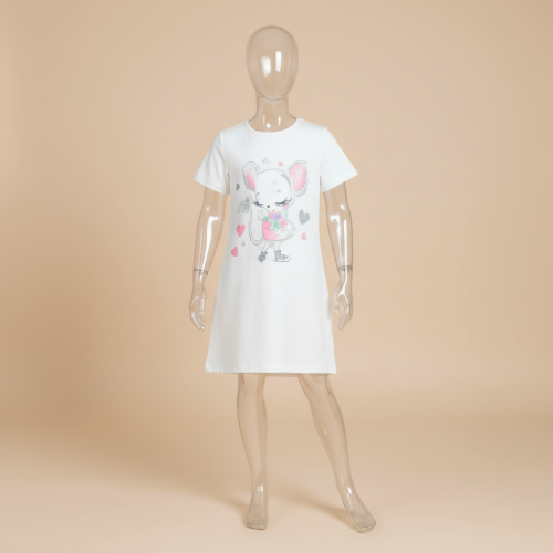 بيجامة بناتي قطنية قطعة CA002