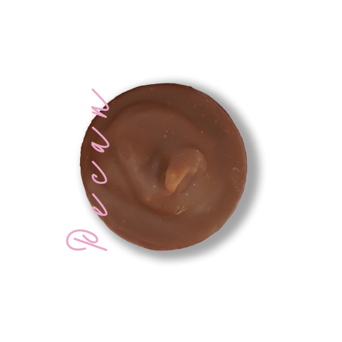 أقراص شوكولاتة بحشوة البكان