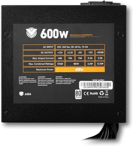 مزود طاقة 600W ASA