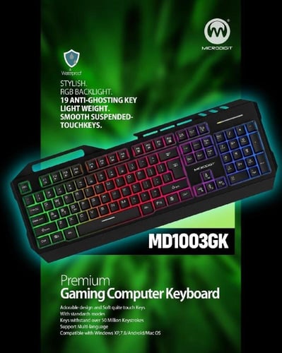 microdigit – كيبورد سلكي MD1003 GK