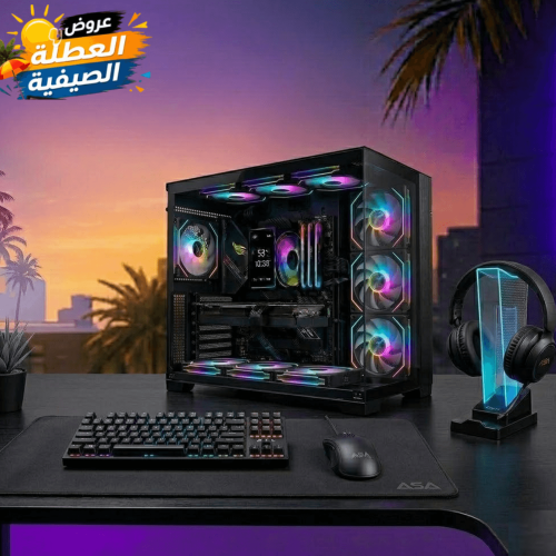 عرض بي سي قيمينق Ryzen بكرت شاشة RTX 5060 8GB | مع...