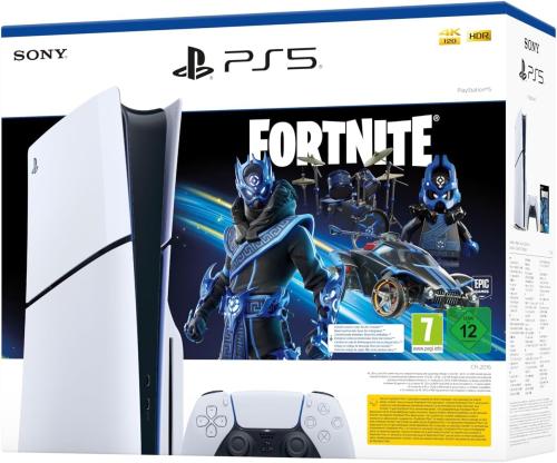 Sony جهاز PlayStation 5 الرقمي النحيف + قسيمة Fort...