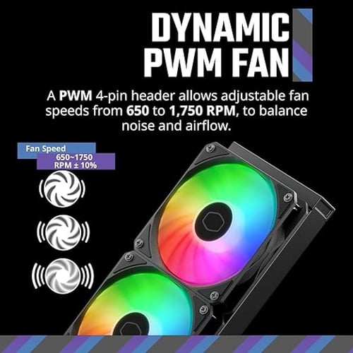 مبرد مائي اسود GA360 SIREN