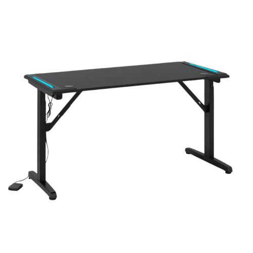 طاولة قيمنق احترافي بإضاءة RGB | تصميم متين + إدار...