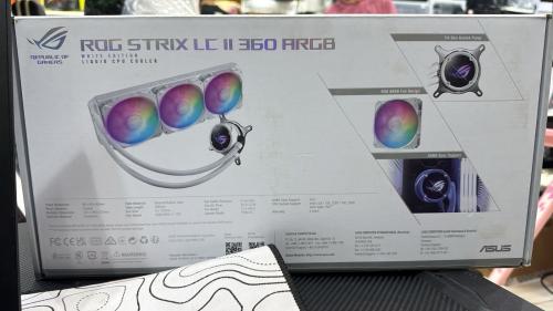 مبرد مائي ASUS ROG Strix LC II 360 ARGB White Edit...