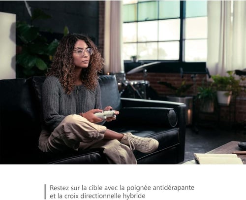 وحدة تحكم لاسلكية لجهاز اكس بوكس - روبوت ابيض، بلو...