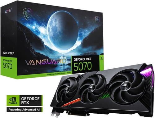 MSI RTX 5070 VANGUARD X3 OC 12G كرت شاشة