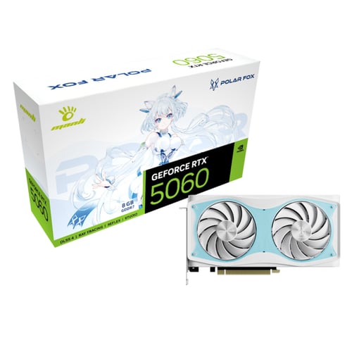 MANLI GEFORCE RTX 5060 8GB WHITE كرت شاشه