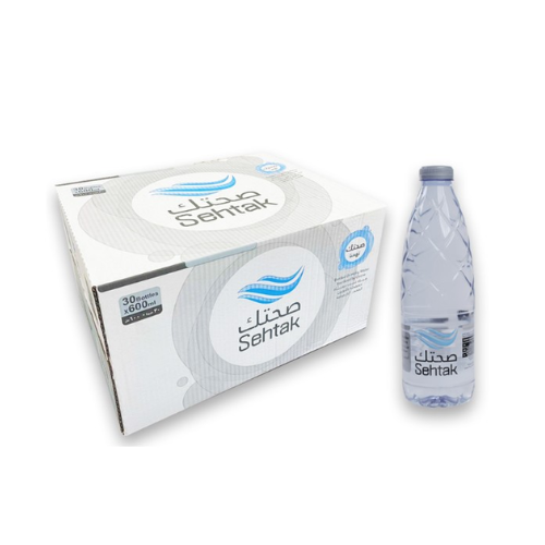 مياه صحتك 600 مل كرتون 30 عبوة