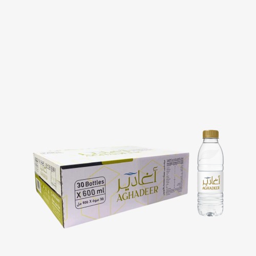 كرتون مياه اغادير 600 مل - 30 عبوة