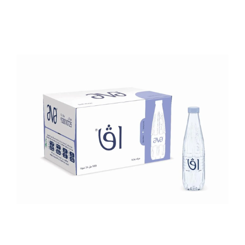 مياه افا 500 مل كرتون 24 عبوة