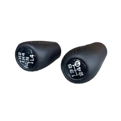 رمانة قير لاندكروزر 98–2007 – أسود لماع / دبل كهرب...