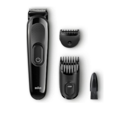 ماكينة تشذيب الشعر والذقن 4 في 1 براون للرجال، اسو...