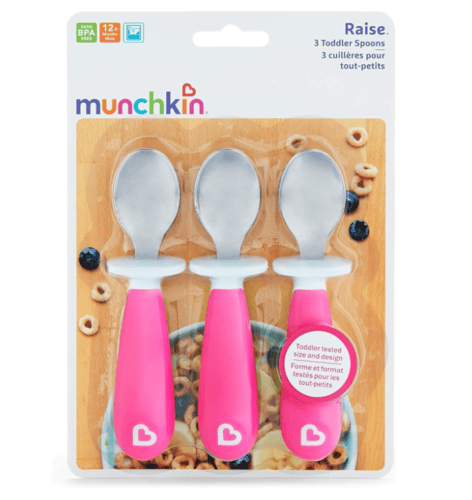 مانشيكن مجموعة ملاعق مانتشكين Raise للأطفال الصغار...