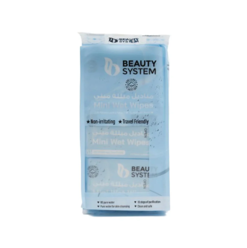مناديل مبللة صغيرة الحجم من بيوتي سيستم 48 منديل