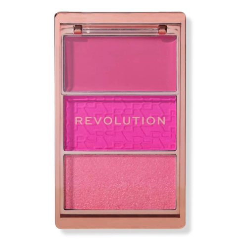 باليت أحمر الخدود من ميك أب ريفوليوشن، لون العلم ا...