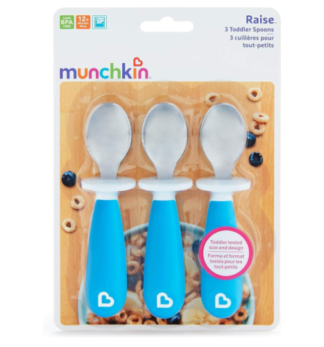 مانشيكن مجموعة ملاعق مانتشكين Raise للأطفال الصغار...