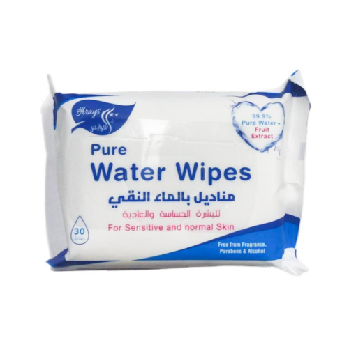 العرايس مناديل بالماء النقي 30منديل